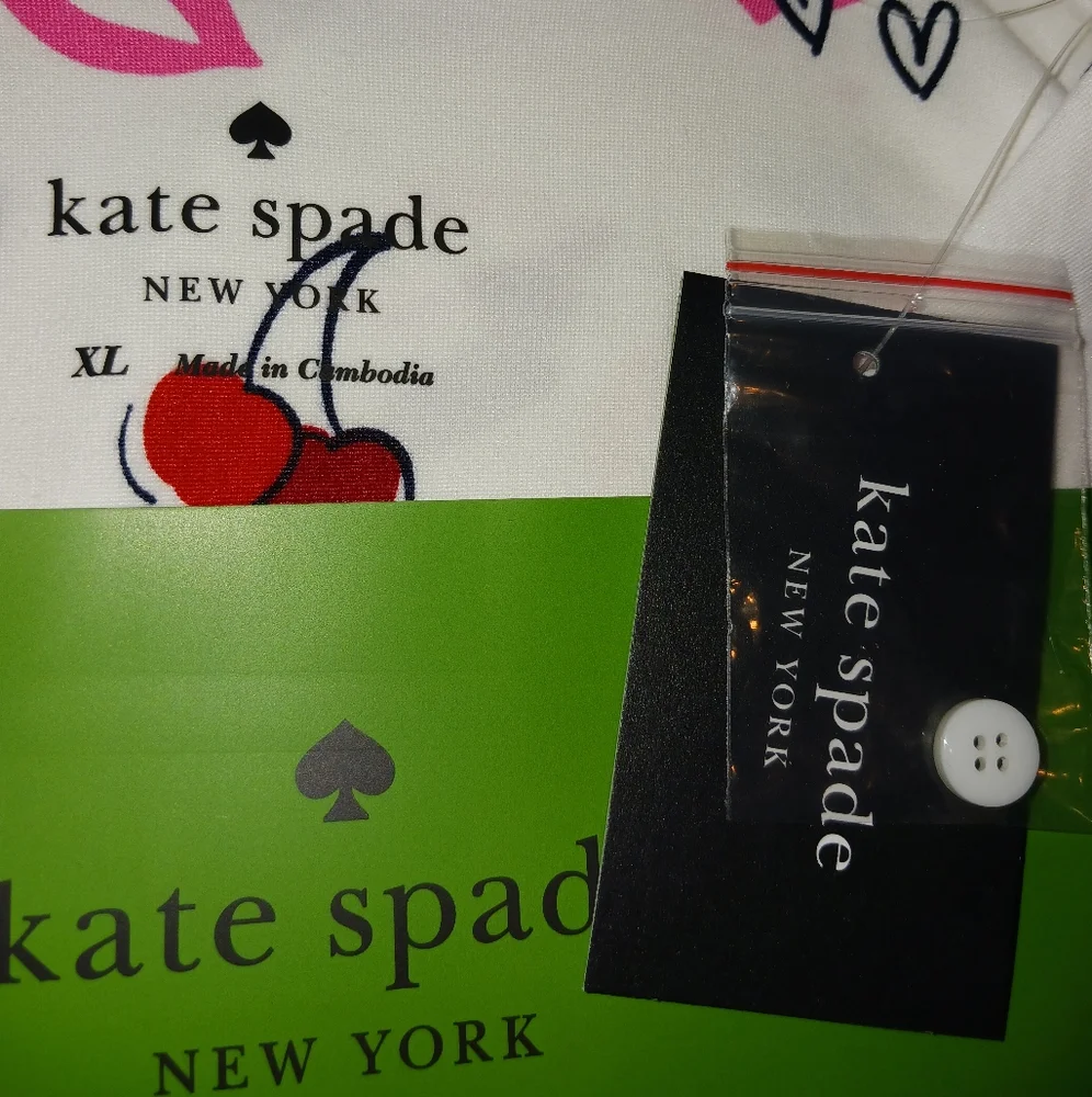 💲SOLD💲 Kate Spade With Love Long PJ Set Pajamas KS92784TF - Picture 5 of 12